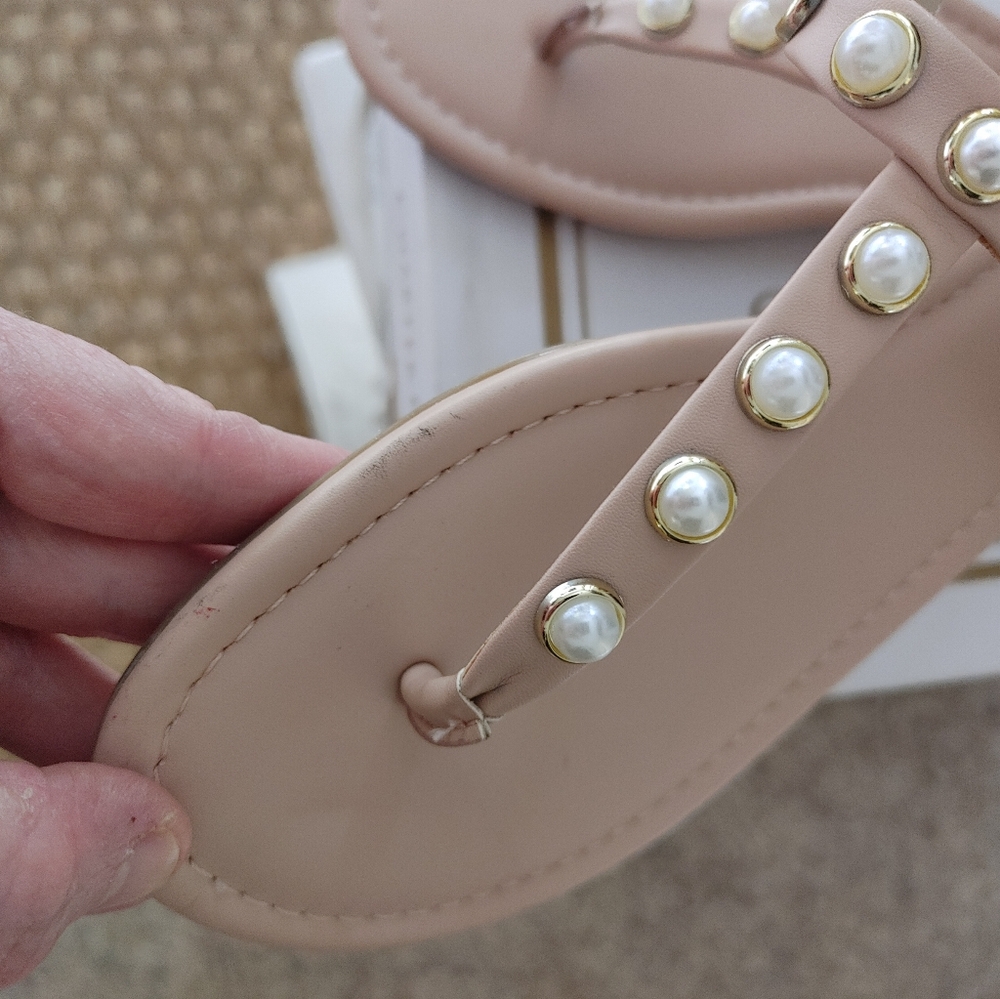 Charter Club Avita Embellished T-Strap Slingback Sandals 6M - Picture 14 of 14